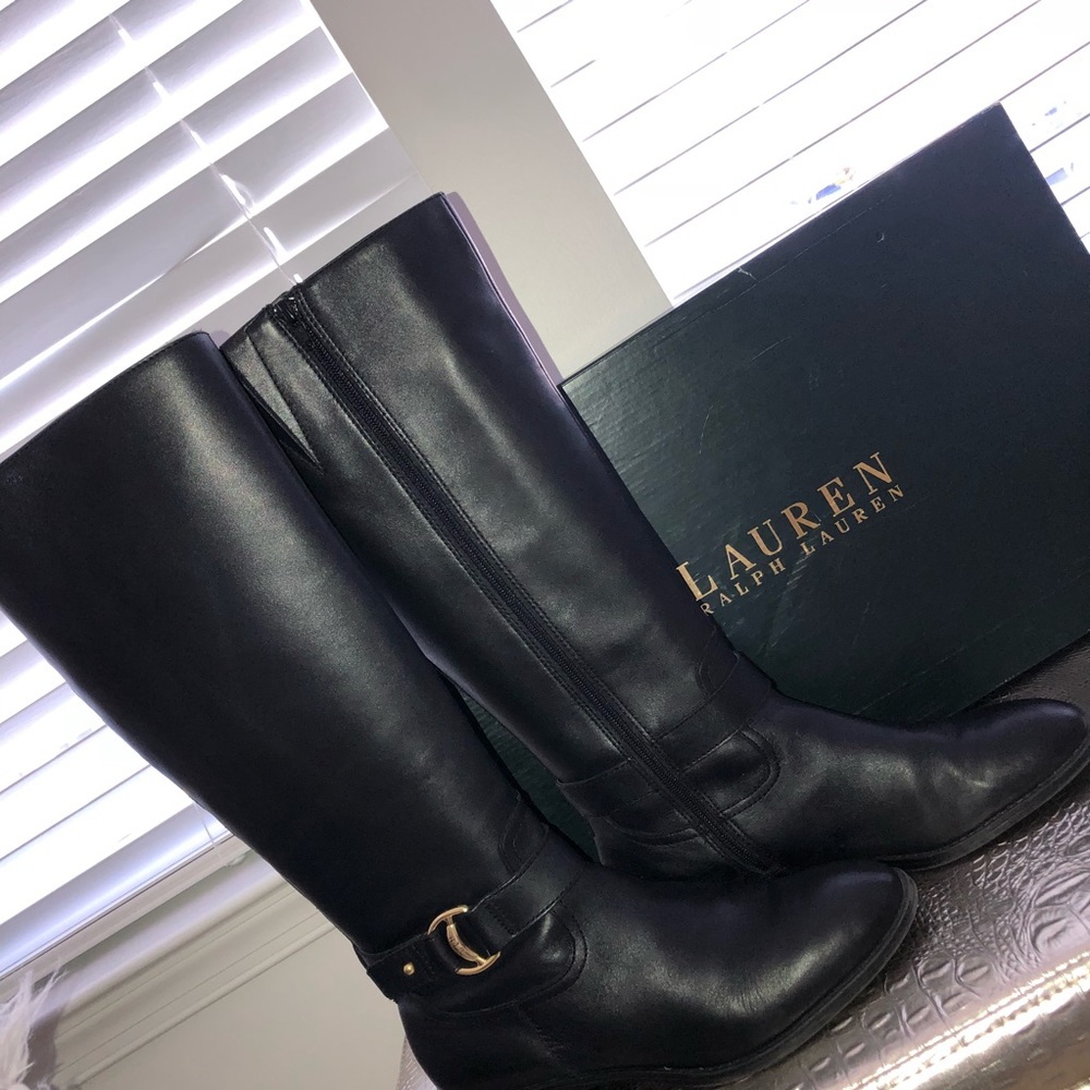 Ralph Lauren authentic leather riding boots